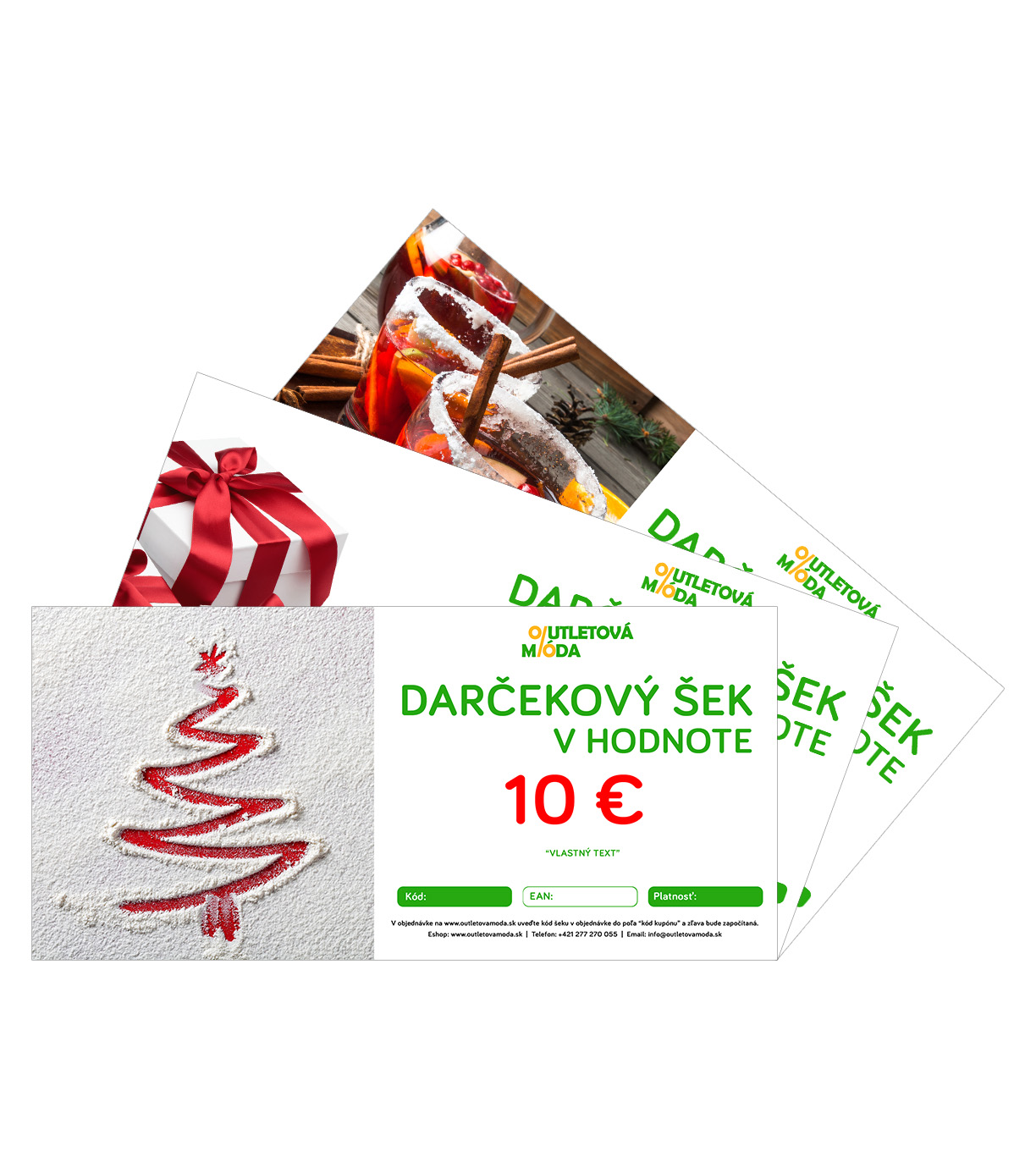 Darčekový šek - motív VIANOCE