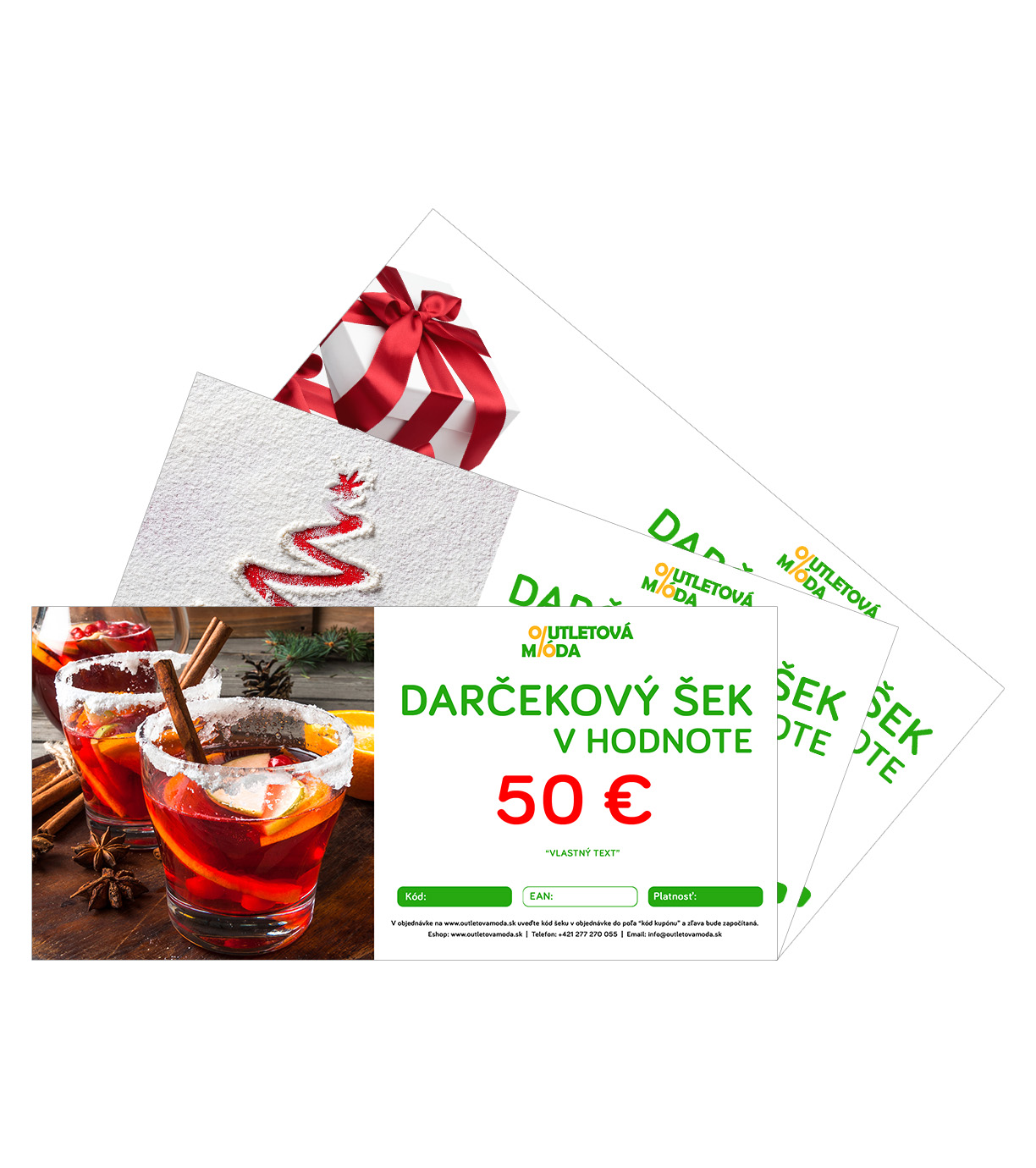 Darčekový šek - motív VIANOCE