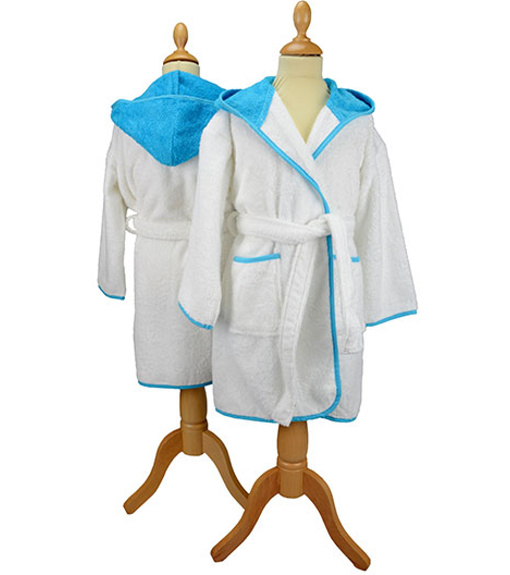 White -  / Aqua Blue