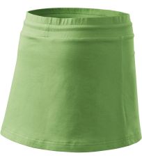 Sukne so všitými kraťasmi 604 Malfini trávovo zelená