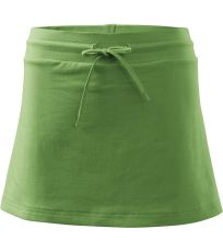 Sukne so všitými kraťasmi 604 Malfini trávovo zelená
