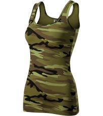 Dámske tričko Triumph Malfini camouflage green