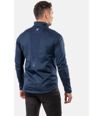 Pánska vetruodolná softshellová bunda VALTARI KLIMATEX tmavo modrá