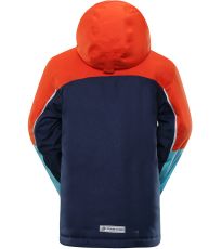 Detská lyžiarska bunda SARDARO 2 ALPINE PRO Neón coral