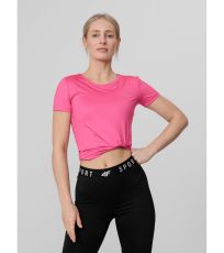 Dámske funkčné triko H4L22-TSDF352 4F PINK