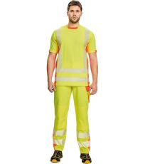 Pánske HI-VIS tričko LATTON Cerva žltá/oranžová