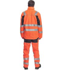 Pánska HI-VIS bunda TICINO Cerva oranžová