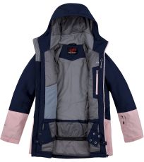 Dámska lyžiarska bunda MALIKA HANNAH dress blues/seashell pink