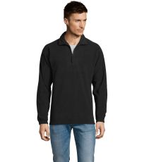 Pánska fleecová mikina NESS SOĽS Čierna