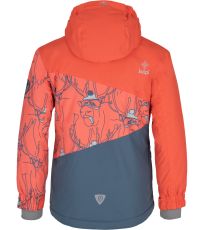 Dievčenské lyžiarska bunda MILS-JG KILPI koralová