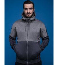Pánska outdoorová mikina MICHAL LOAP modrá