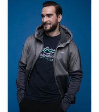Pánska outdoorová mikina MICHAL LOAP modrá