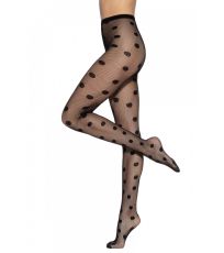 Dámske vzorované sieťované pančuchy RUNWAY 08 Gatta