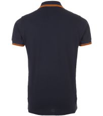 Pánske polo triko PASADENA SOĽS French navy / Neon orange