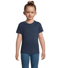 Detské tričko REGENT FIT KIDS SOĽS Heather denim