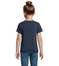 Detské tričko REGENT FIT KIDS SOĽS Heather denim