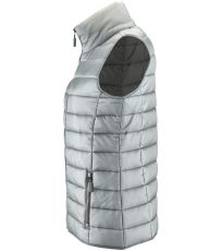 Dámska páperová vesta WAVE WOMEN SOĽS Metal grey