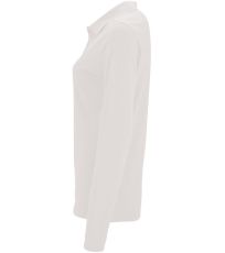 Dámske polo tričko dlhý rukáv PERFECT LSL WOMEN SOĽS Biela