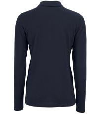 Dámske polo tričko dlhý rukáv PERFECT LSL WOMEN SOĽS Námorná modrá