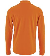 Pánske polo tričko dlhý rukáv PERFECT LSL SOĽS Orange
