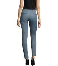 Dámske saténové nohavice JARED WOMEN SOĽS Creamy dark blue