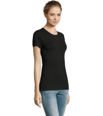 Dámske tričko MILLENIUM WOMEN SOĽS Deep black