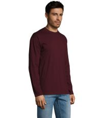 Pánske tričko s dlhým rukávom MONARCH SOĽS Oxblood