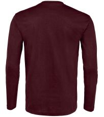 Pánske tričko s dlhým rukávom MONARCH SOĽS Oxblood