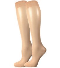 Silónové podkolienky - 2 páry NYLON 20 DEN Lady B