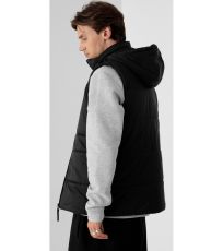 Pánska prešívaná vesta HOZ21-KUMP600 Outhorn deep black