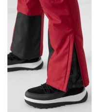 Dámske lyžiarske nohavice HOZ21-SPDN600 Outhorn burgundy