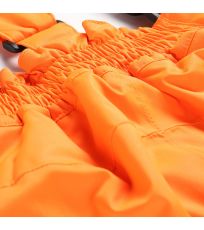 Detské lyžiarske nohavice s PTX membránou EDESO ALPINE PRO neón pomaranč