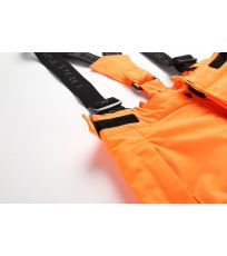 Detské lyžiarske nohavice s PTX membránou EDESO ALPINE PRO neón pomaranč