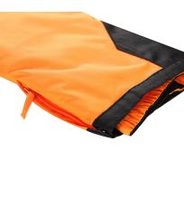 Detské lyžiarske nohavice s PTX membránou EDESO ALPINE PRO neón pomaranč