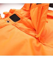 Detské lyžiarske nohavice s PTX membránou EDESO ALPINE PRO neón pomaranč