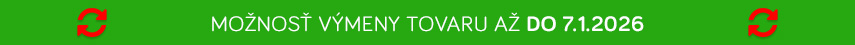 Výměna zboží možná do 7.1.2026